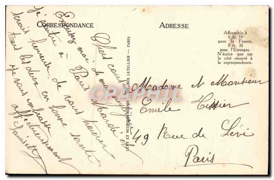 Cabourg - Boulevard des Anglais - Le Grand-Hôtel und die Plage - LL — Rückseite