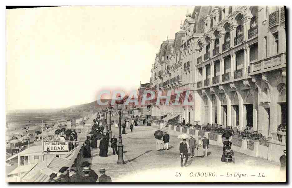 Cabourg — La Digue — LL. — n°58 - Anverso