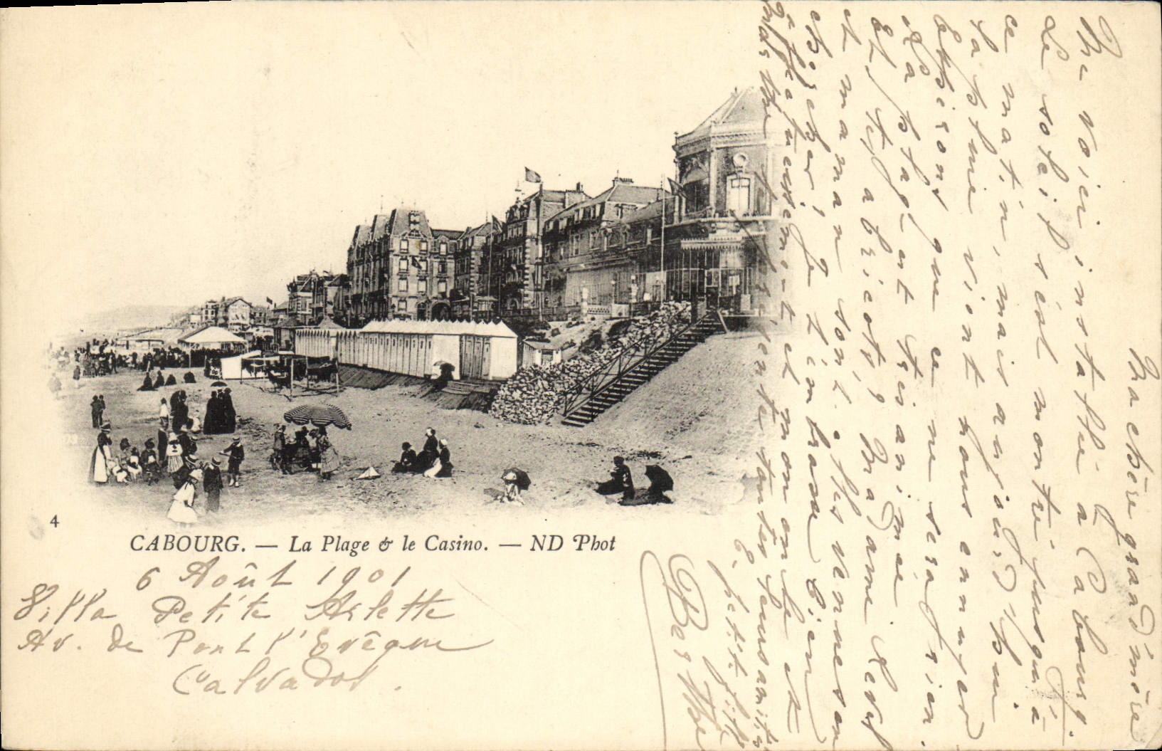CPA Cabourg La Plage et le Casino