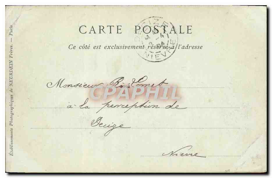 CPA Cabourg Les Bains de Mer  — Rückseite