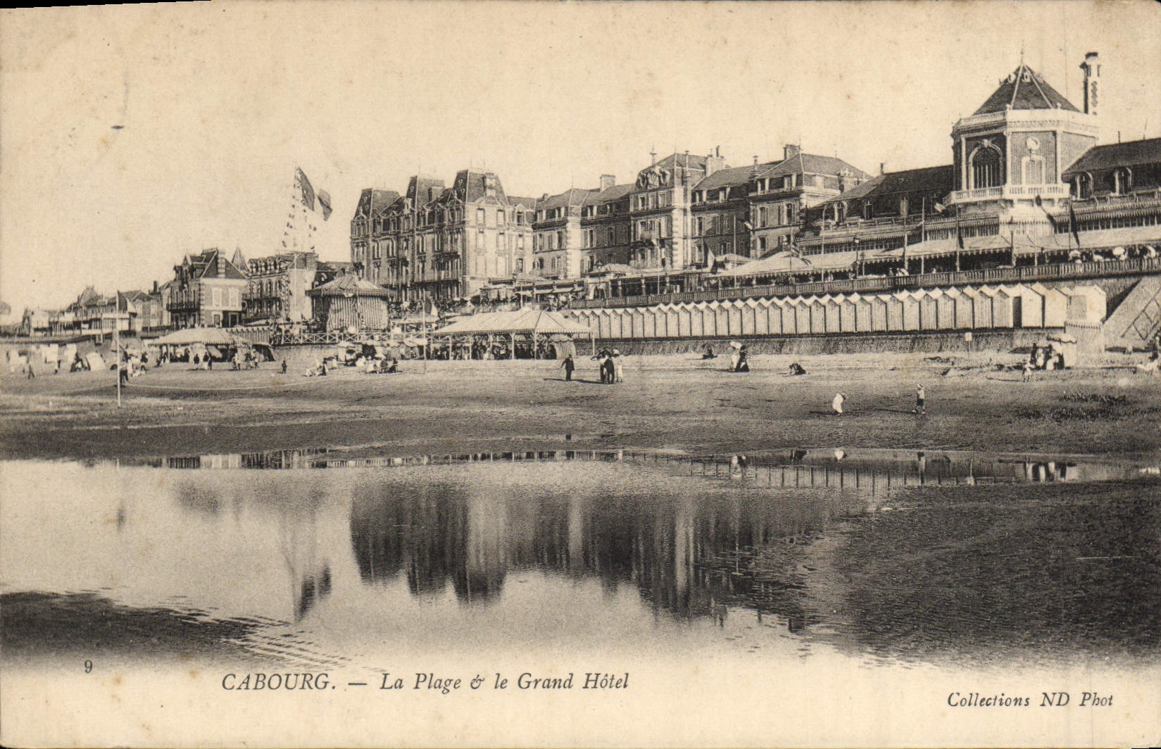 CPA Cabourg La Plage le Grand Hotel 