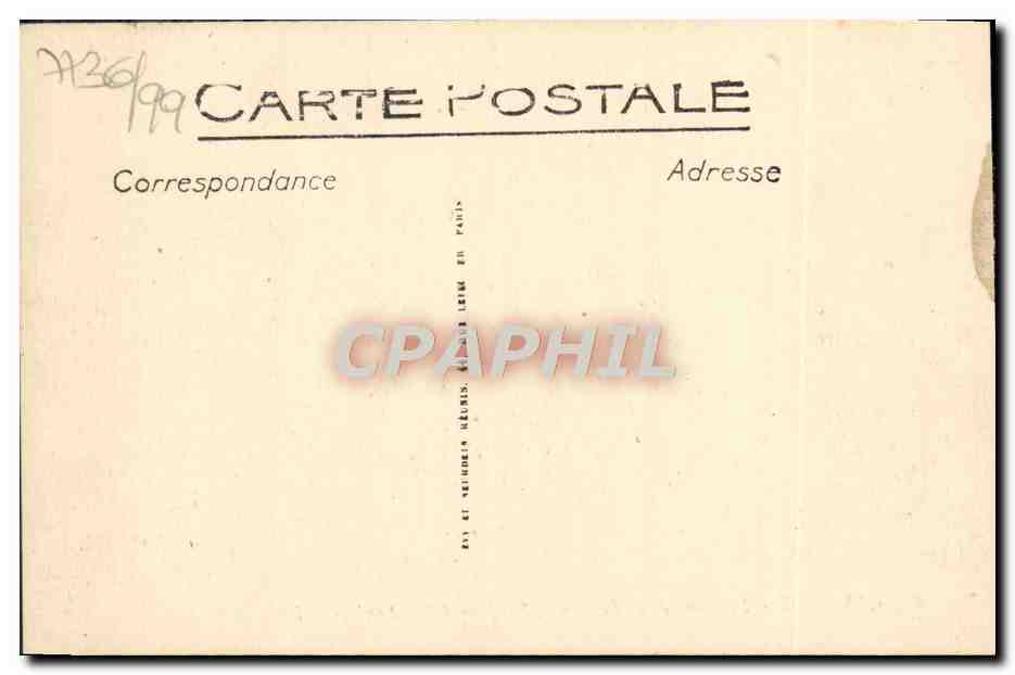 CPA Cabourg Promenade de la Mer Boulevard des Anglais  — Rückseite