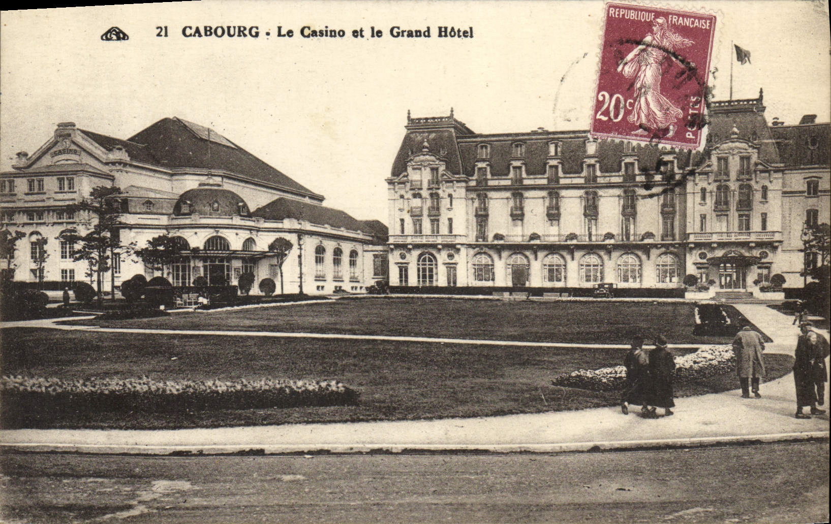 Cabourg - Le Casino et le Grand Hôtel — éditeur 'CABOURG' n°21