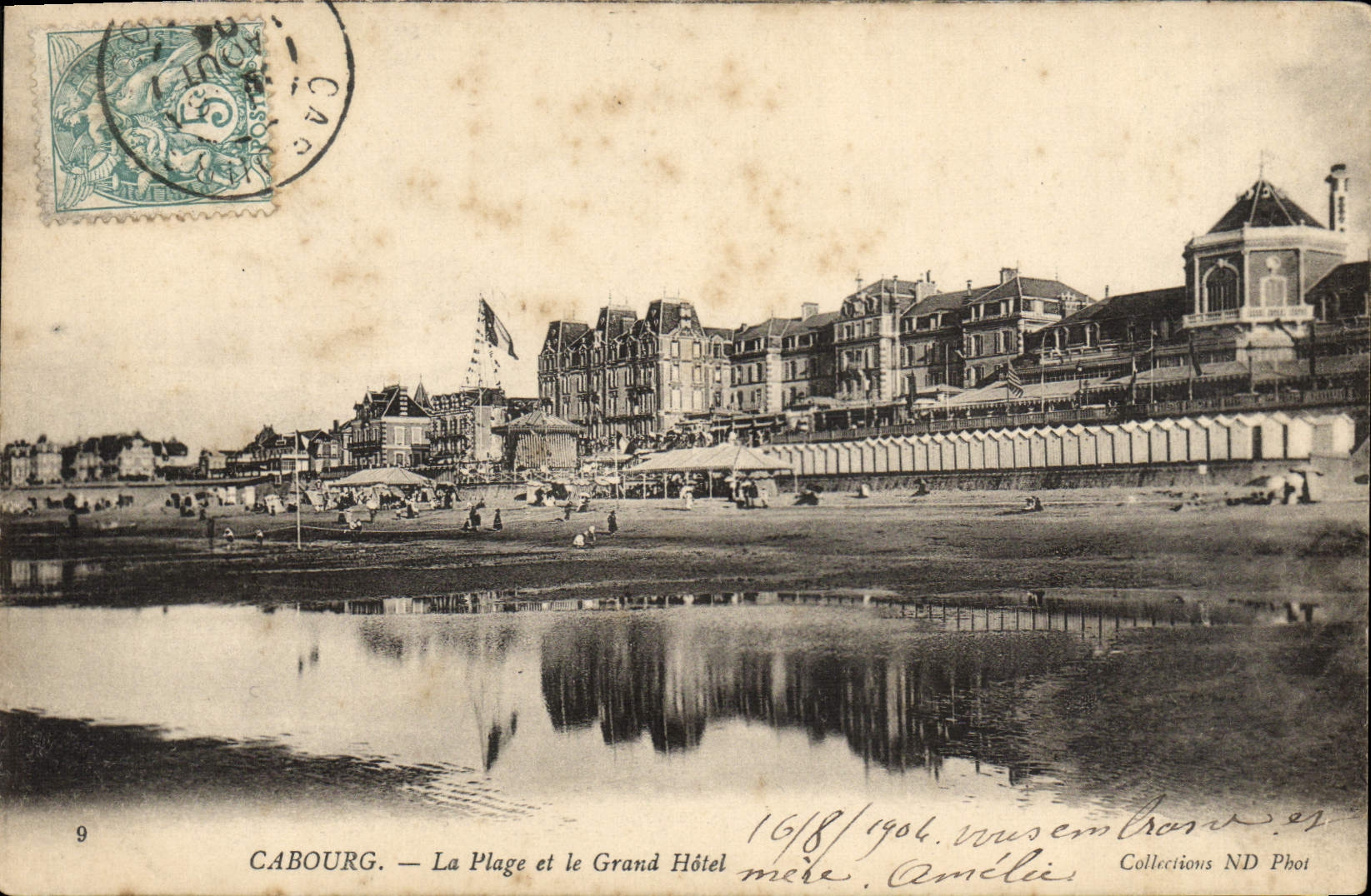 Cabourg — La Plage et le Grand Hôtel — Collections ND Phot, n°9