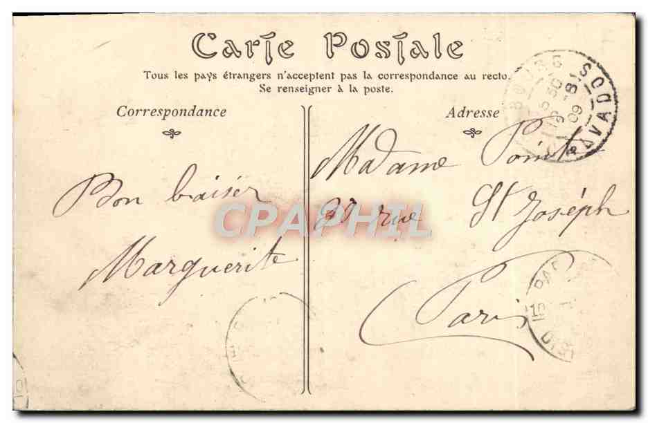 Cabourg — La Plage et le Grand-Hôtel — ND. Phot. — Rückseite
