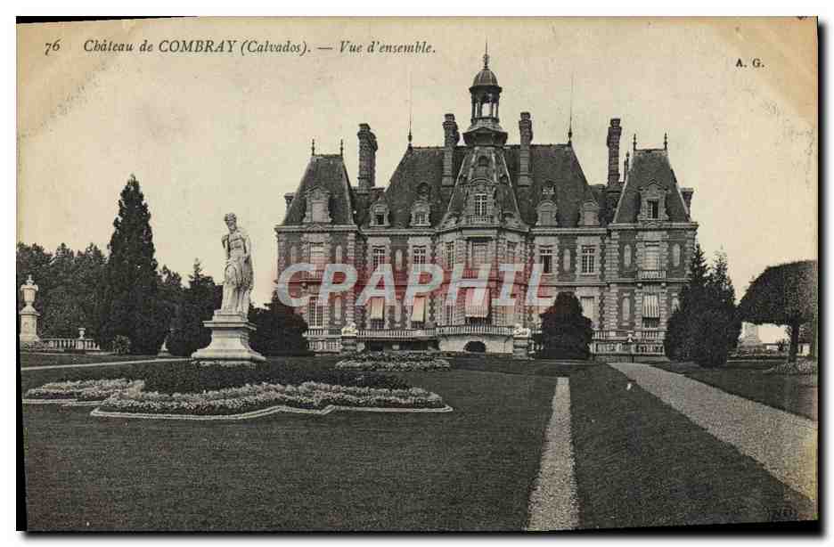 Château de COMBRAY (Calvados) — Vue d'ensemble — A. G. n°76