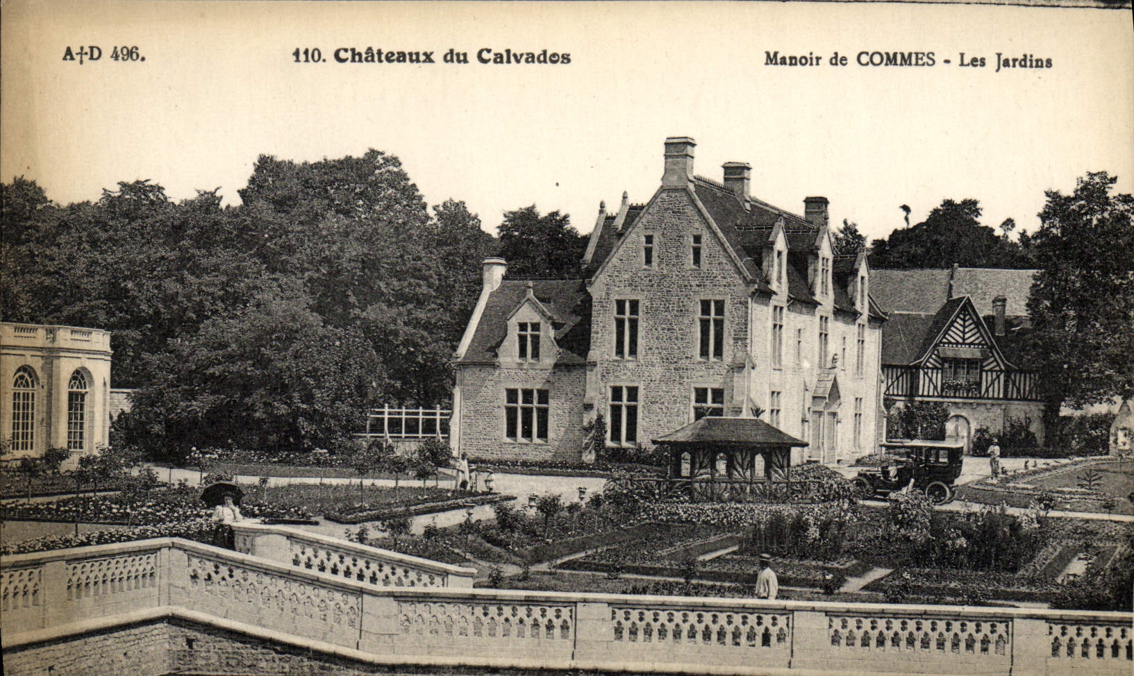 CPA Manoir de Commes Les Jardins 