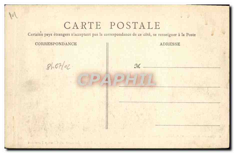 CPA Environs de Conde sur Noireau Valle de la Vere Barrage du champ Fermant  — Verso