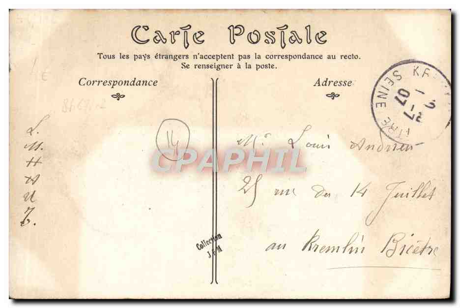 COURSEULLES-SUR-MER — The Piers and the Calvary — ND Phot, No. 274 — Back