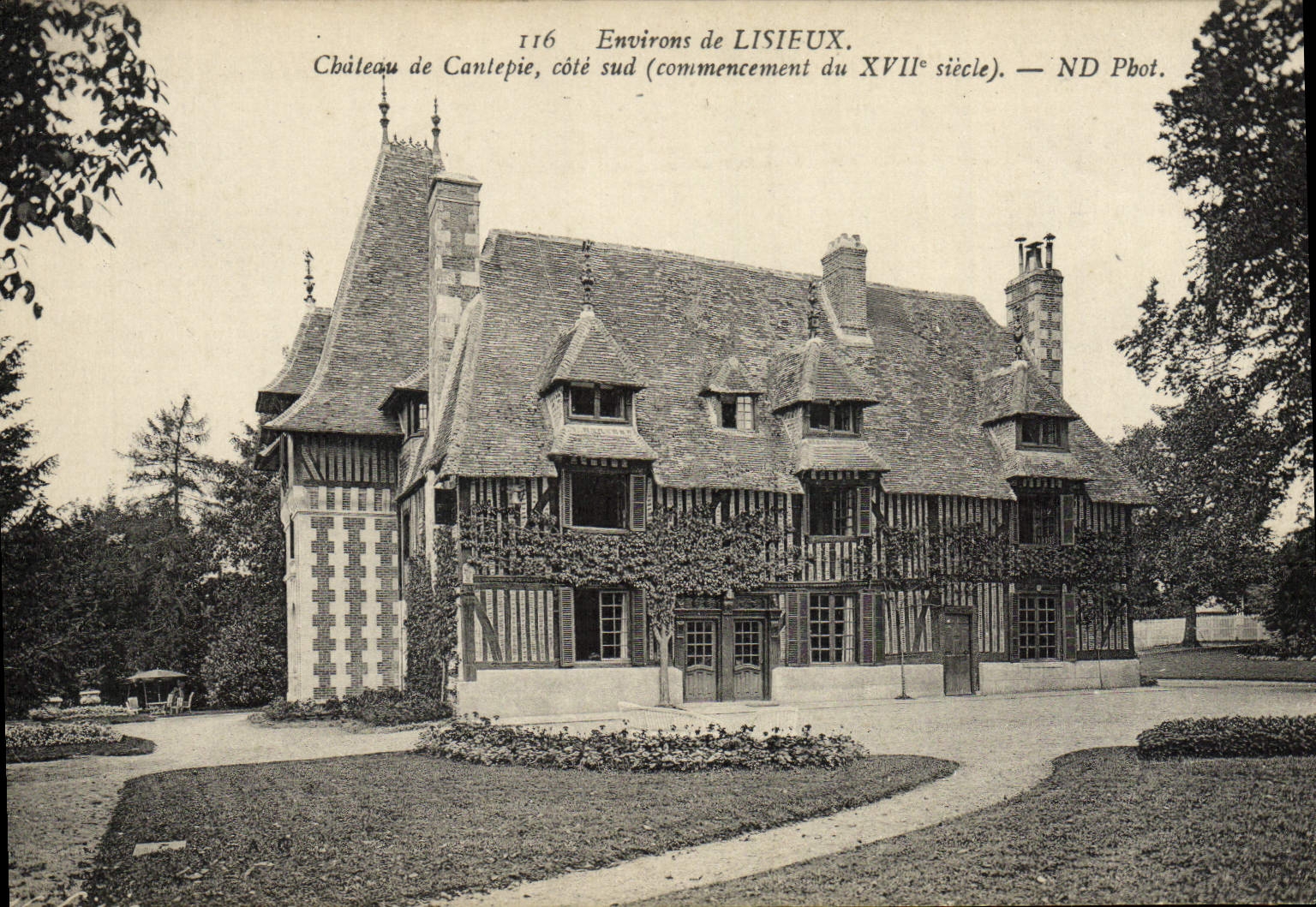 CPA Environs de Lisieux Chateau de Cantepie cote sud 