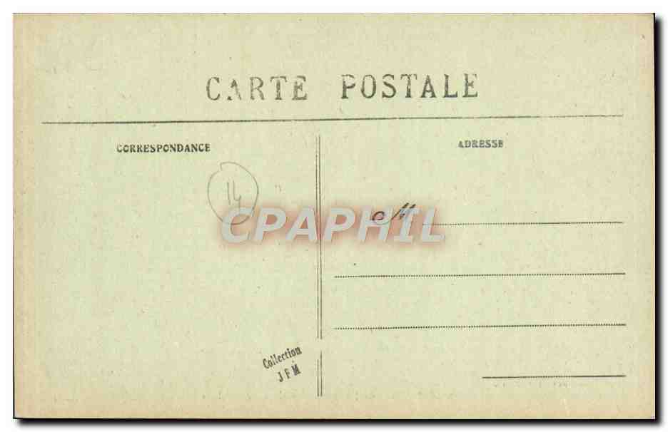 CPA Environs de Falaise Chateau de la Tour  — Rückseite