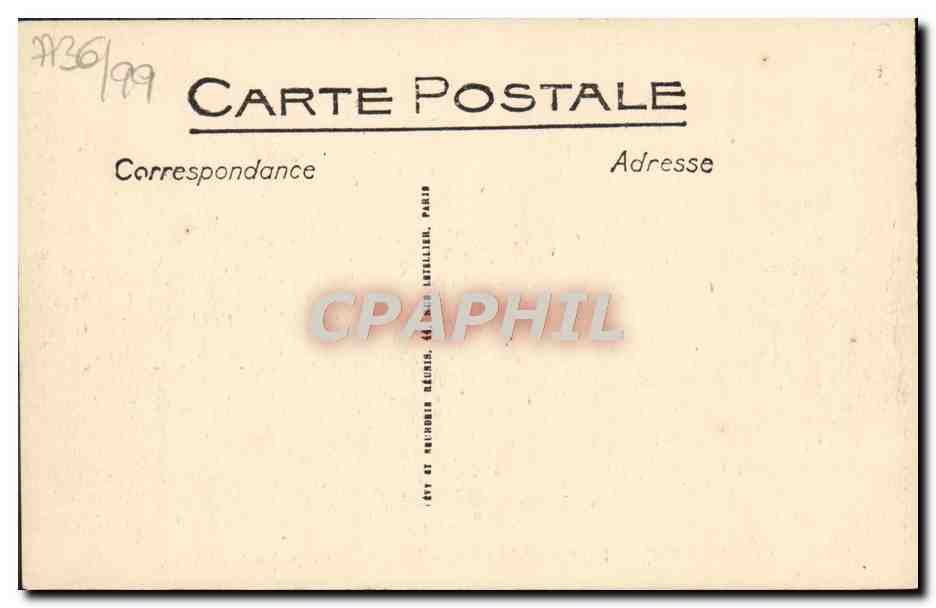 CPA Route de Trouville a Honfleur L'Eglise de Cricqueboeuf  — Rückseite
