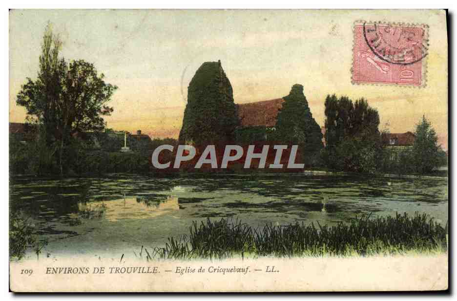 Environs de Trouville — Église de Cricquebeuf — LL. — N° 109
