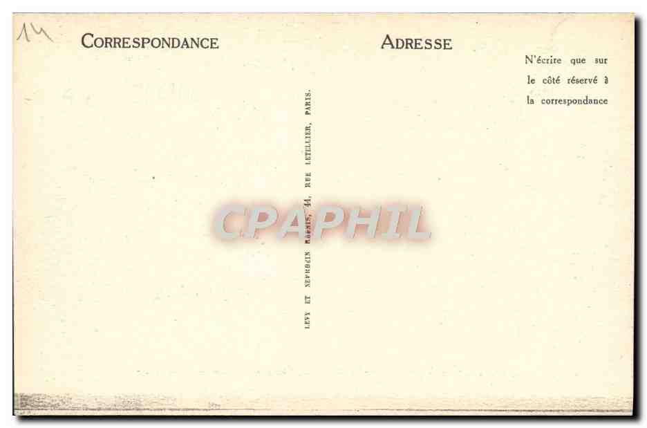 CPA Dives L'Hostellerie de Guillaume le Conquerant et la Rue de Lisieux  — Rückseite