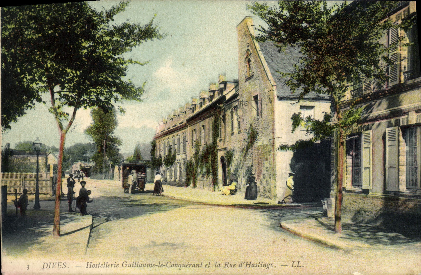 Dives — Hostellerie Guillaume-le-Conquérant et la Rue d'Hastings — LL.