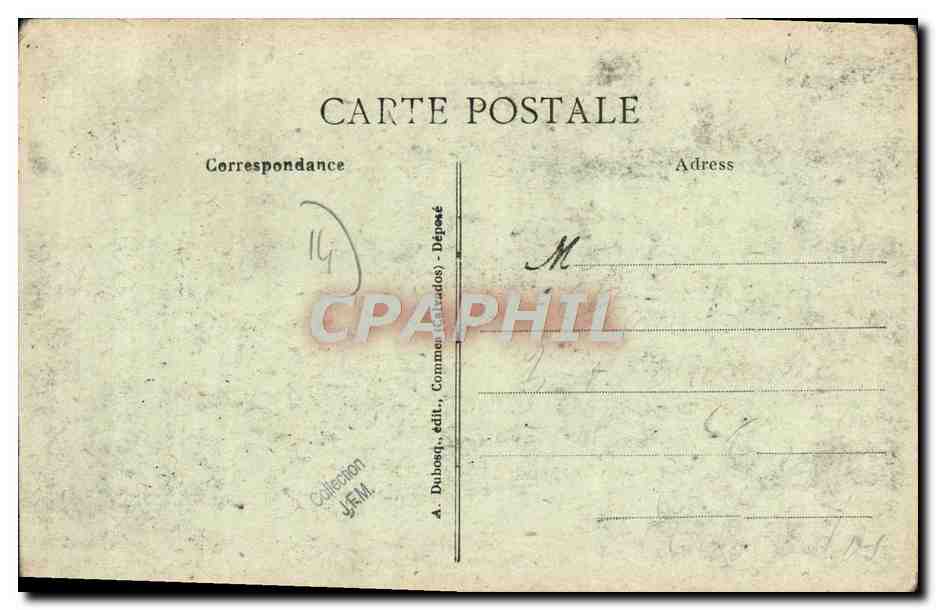CPA La Delivrande La Place  — Rückseite