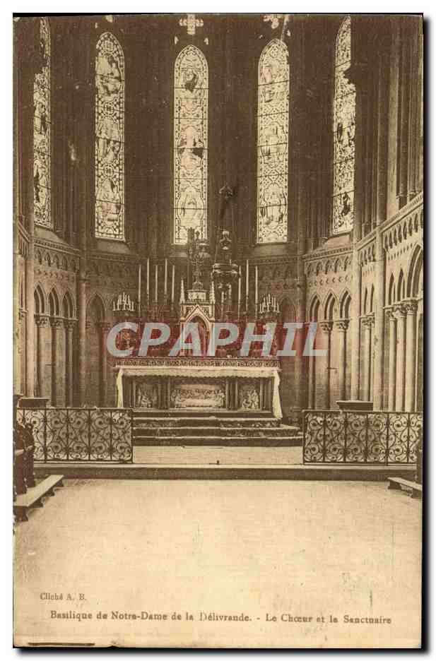 Basilique de Notre-Dame de la Délivrande — Le Chœur et le Sanctuaire — Cliché A. B.