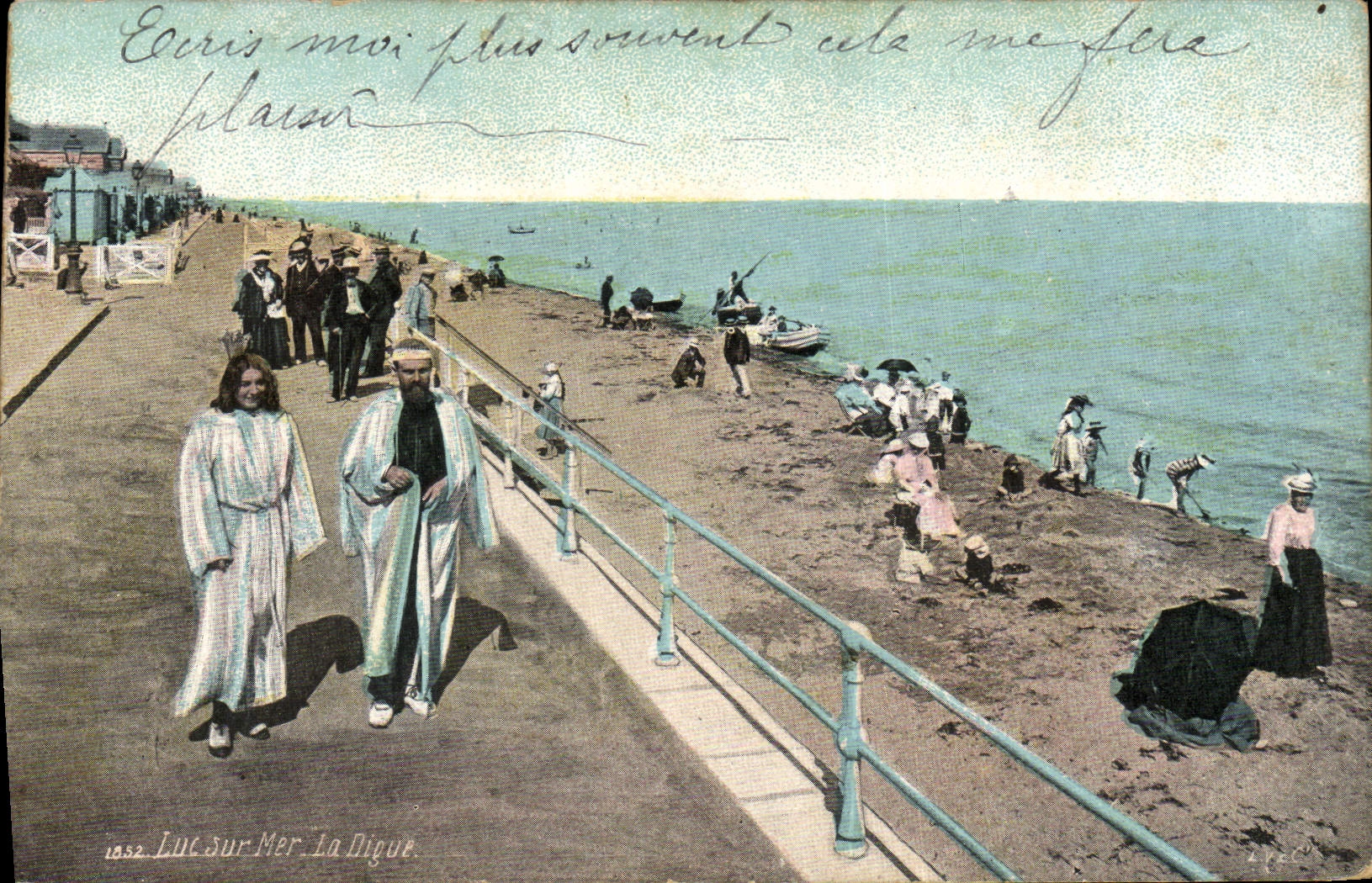 Luc-sur-Mer — La Digue — éditeur L.V. & Cie, Paris, n° 1552