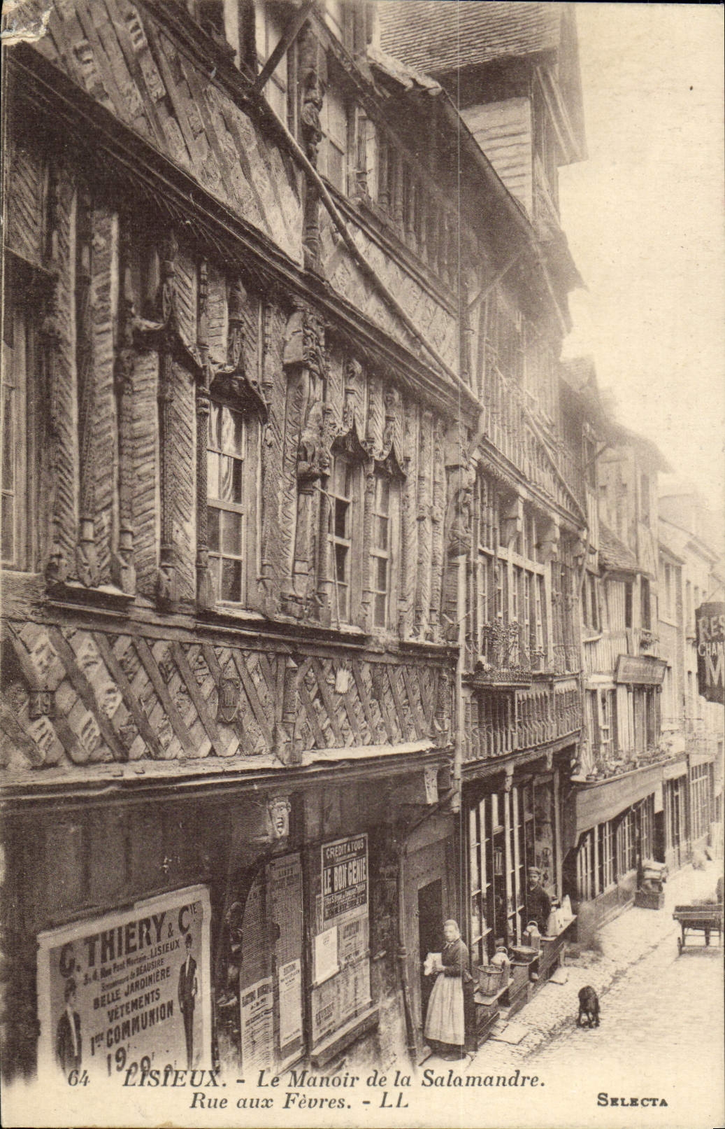 Lisieux - Le Manoir de la Salamandre - Rue aux Fèvres - Selecta