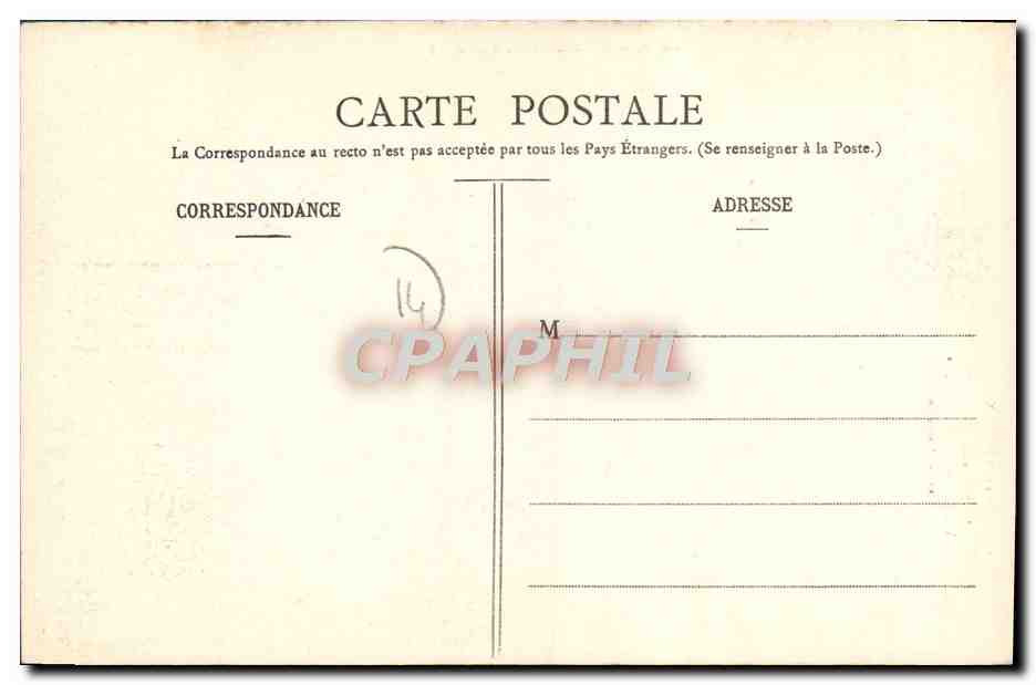 Lisieux — La Rue aux Fèvres, Vieilles Maisons des XIVe et XVe siècles — Éditeur : C. Lefebvre, n° 11 — Rückseite