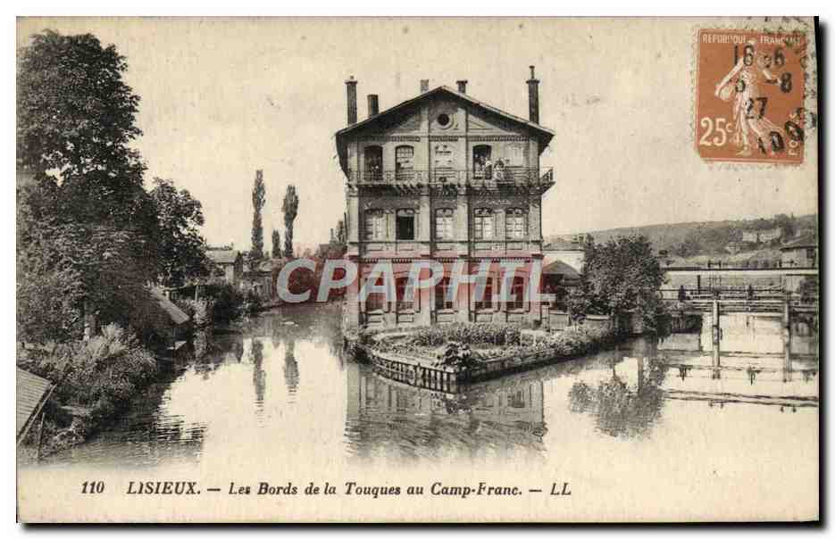 Lisieux — Les Bords de la Touques au Camp-Franc — LL