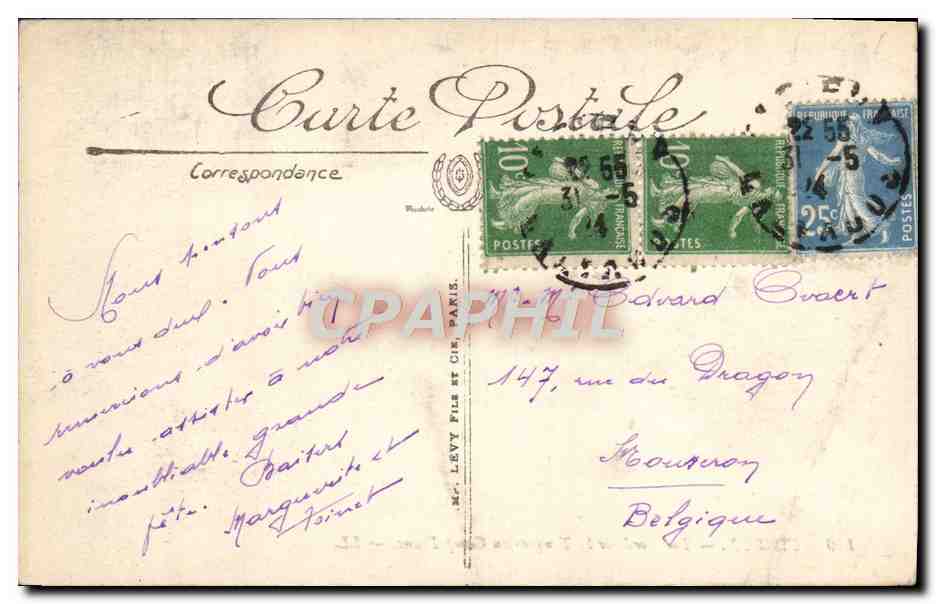 Lisieux — Die Ufer der Touques am Camp-Franc — LL. — Nr. 110 — Rückseite