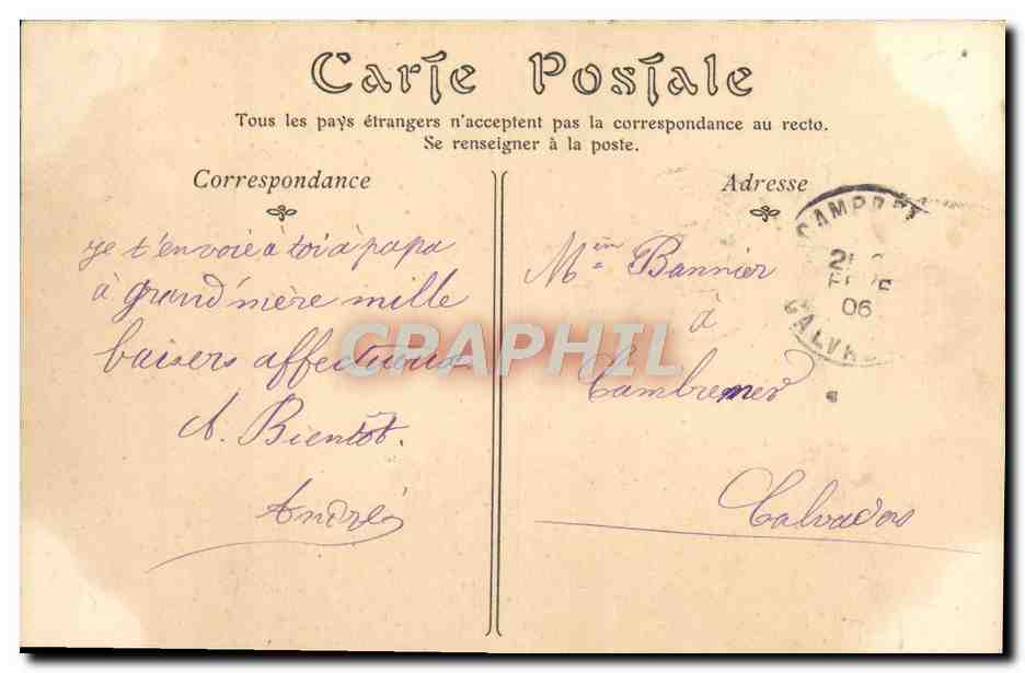 Lisieux — La Touques au Campfranc — éditeur non identifié, n° 281 — Achterkant