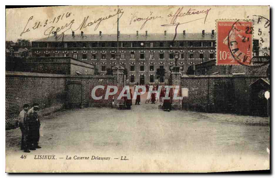 Lisieux — La Caserne Delaunay — LL. n°48