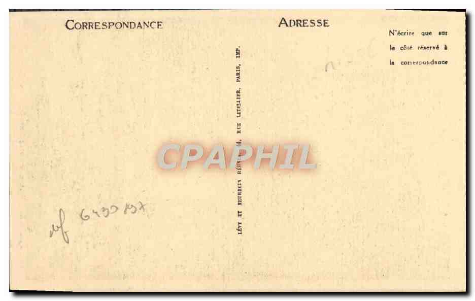 Lisieux - Vieilles Maisons, Rue de la Paix — LL, n° 118 — Verso