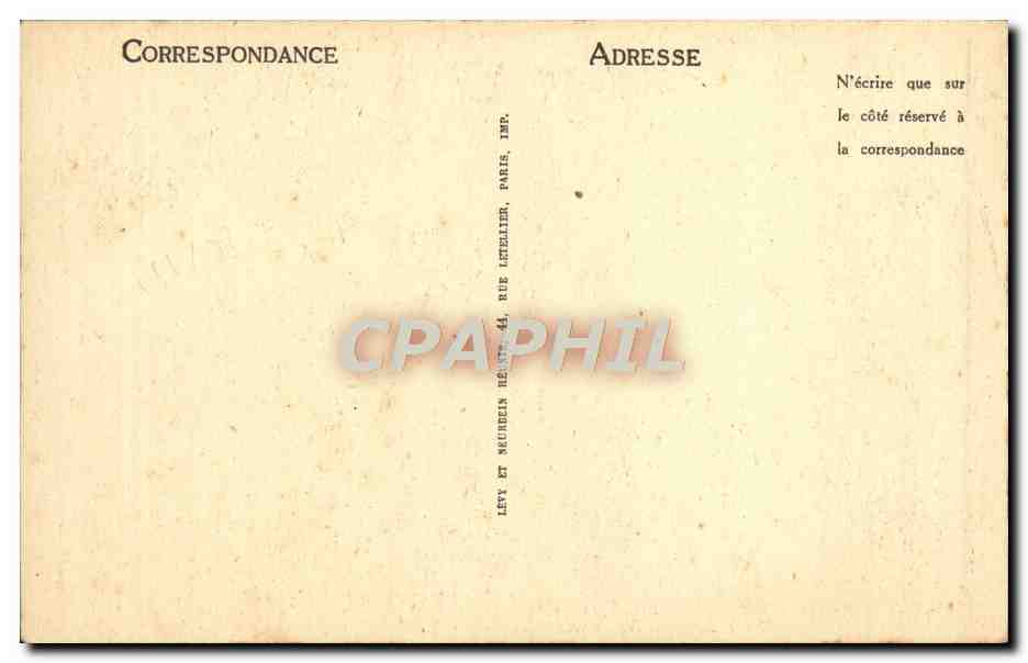 CPA Lisieux Vieilles maisons rue de la paix — Verso