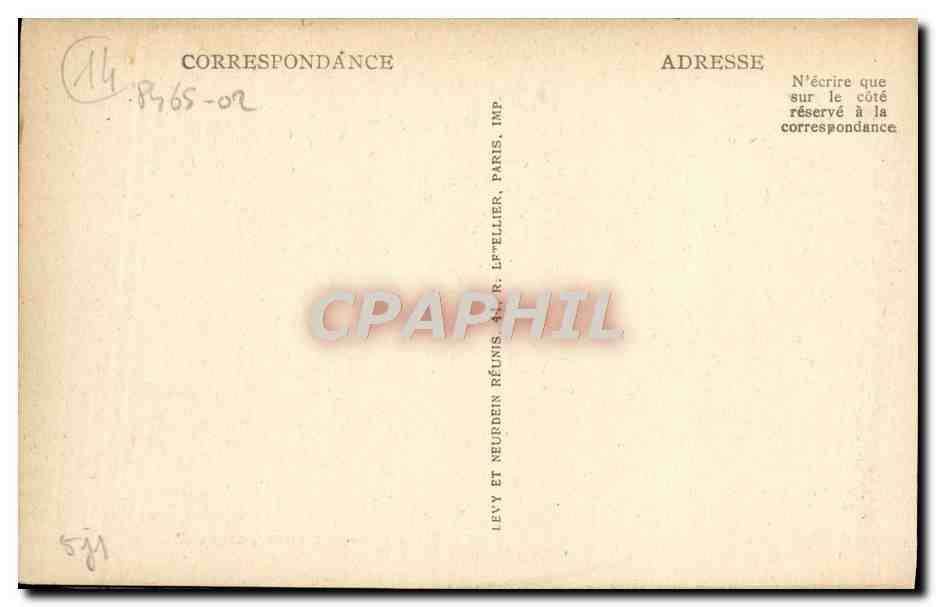 CPA Lisieux Vieilles maisons de la grande rue — Rückseite