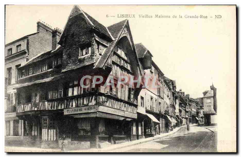 Lisieux — Alte Häuser der Grande-Rue — ND