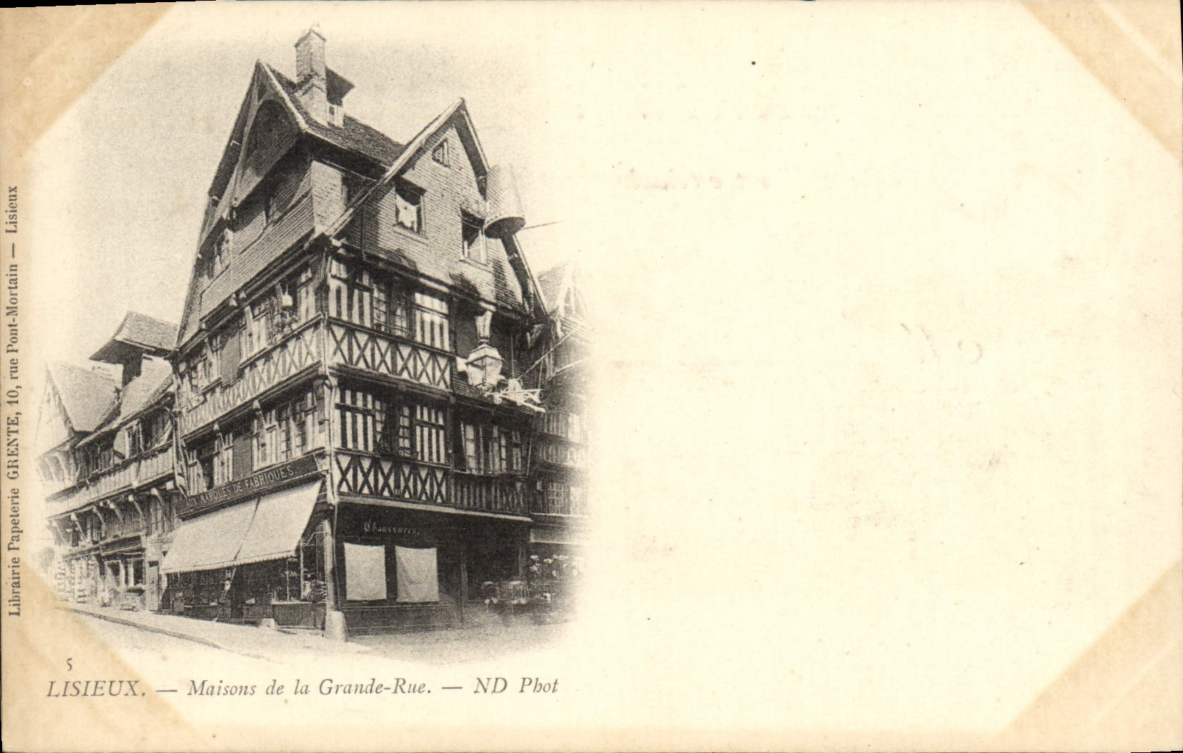 Lisieux — Maisons de la Grande-Rue — ND Phot