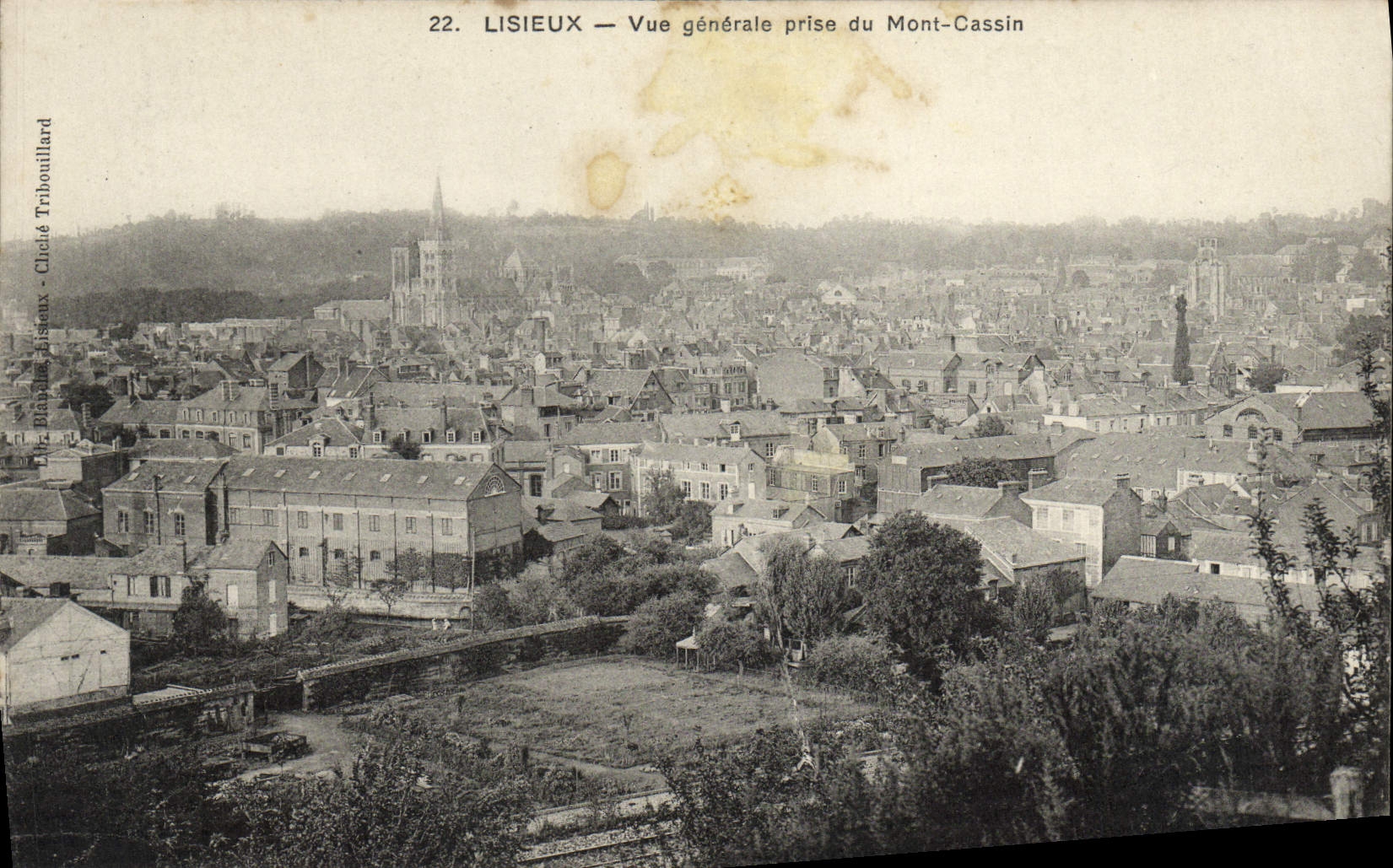 CPA Lisieux Vue generale prise du mont Cassin