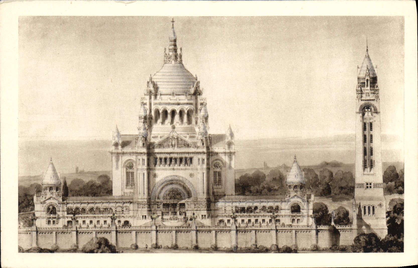 La Basilique de Lisieux — Vue Générale du Projet — Drage-Paris