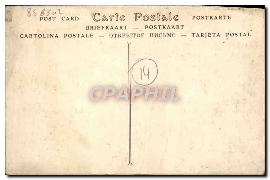 CPA Lisieux Vue sur la Touques et l'eglise saint desir — Rückseite