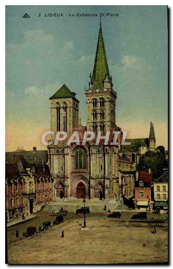 CPA Lisieux La cathedrale st pierre