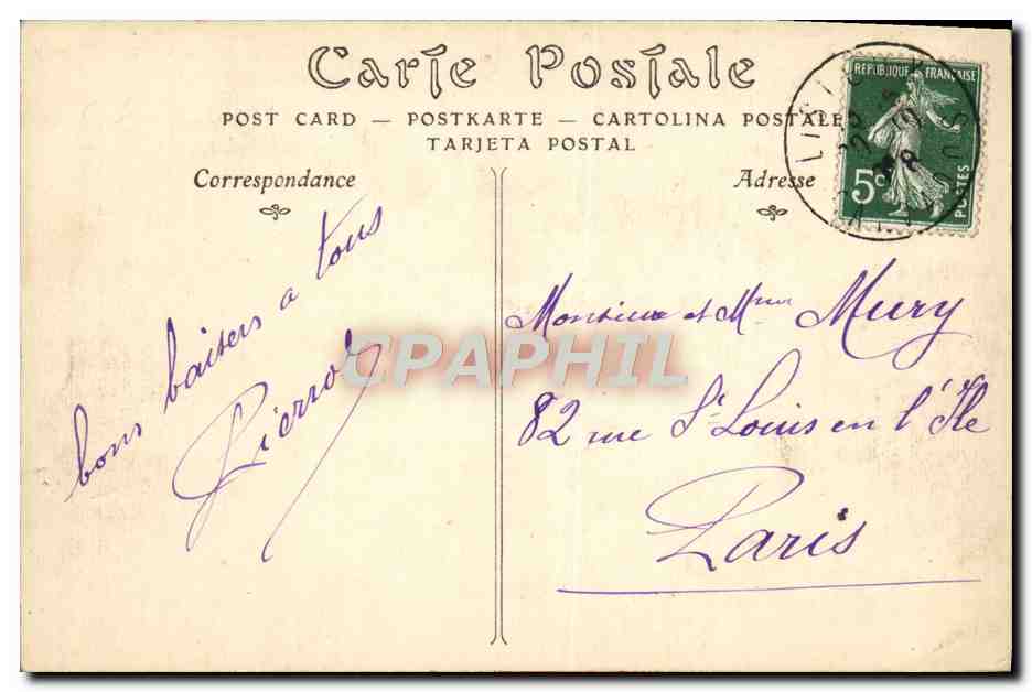 Lisieux — La Caserne Delaunay — A.G. Phot. — Rückseite