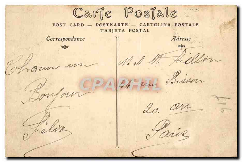 CPA Lisieux La caserne Delaunay Militaria — Rückseite