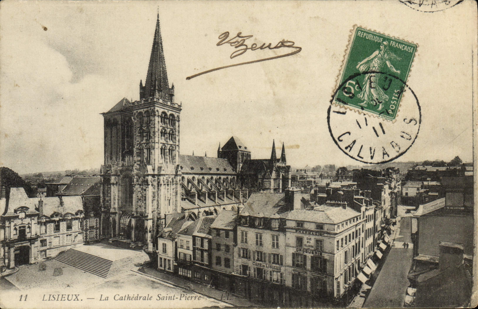 Lisieux — Kathedrale Saint-Pierre — unbekannter Verlag, Nr. 11