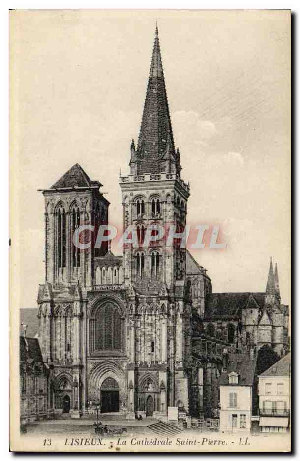 CPA Lisieux Cathedrale Saint pierre