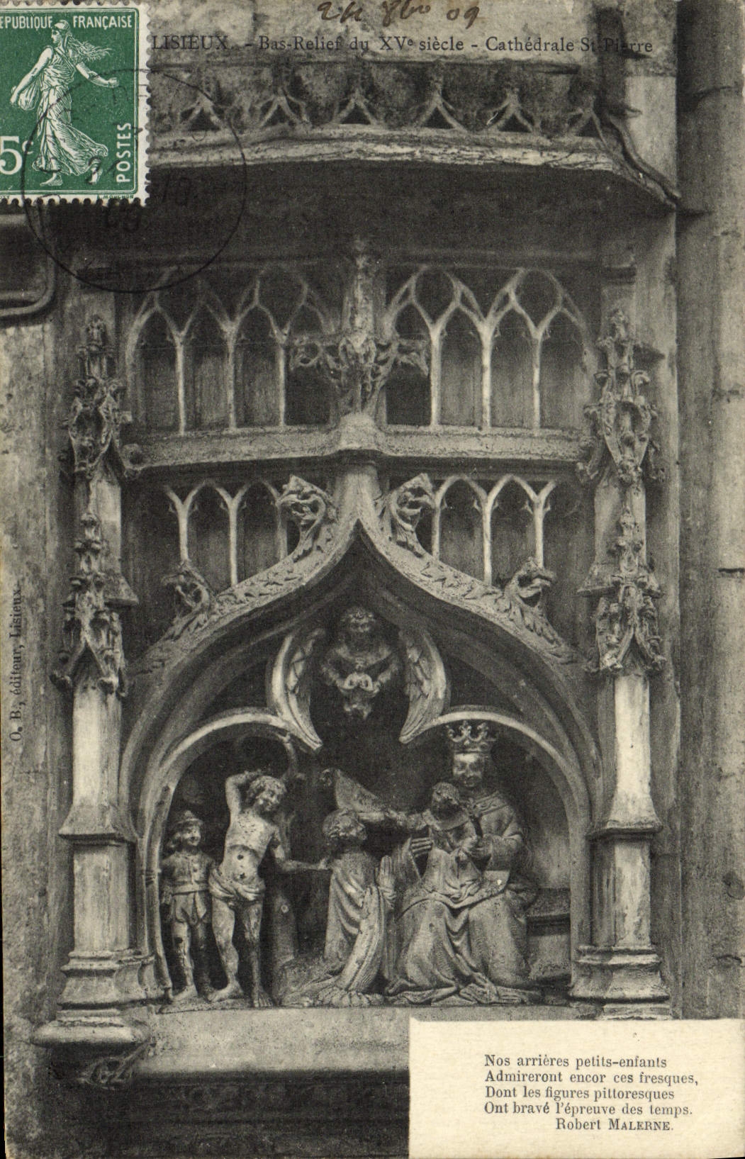 Lisieux - Basrelief des 15. Jahrhunderts - Kathedrale St. Peter — O. B. editionen, Lisieux