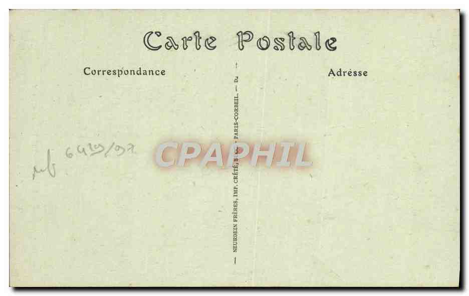 CPA Cathedrale De Lisieux — Verso