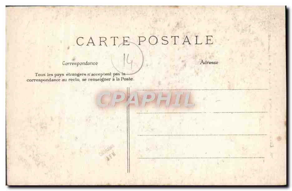 Jeune fille de Lisieux — Études de Costumes — La Normandie — Série 16 — Achterkant