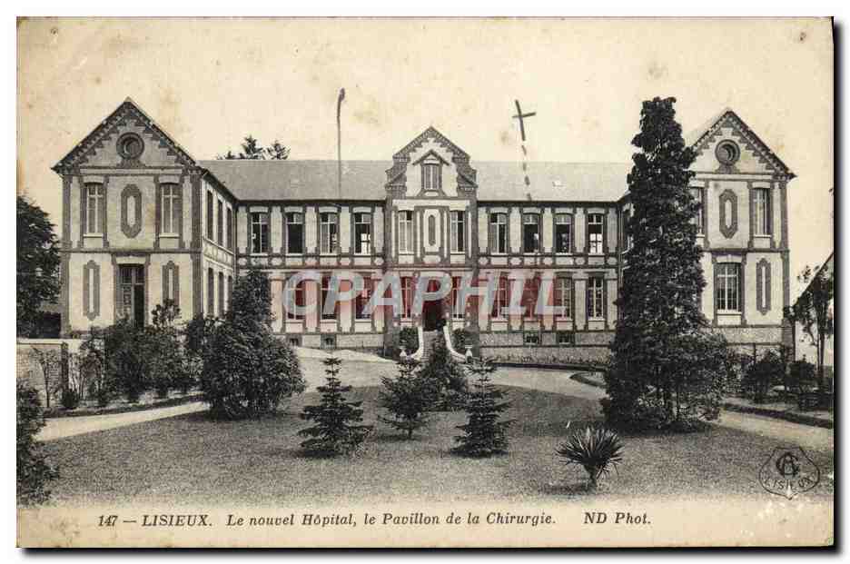 CPA Lisieux Le nouvel hopital le pavillon de la chirurgie
