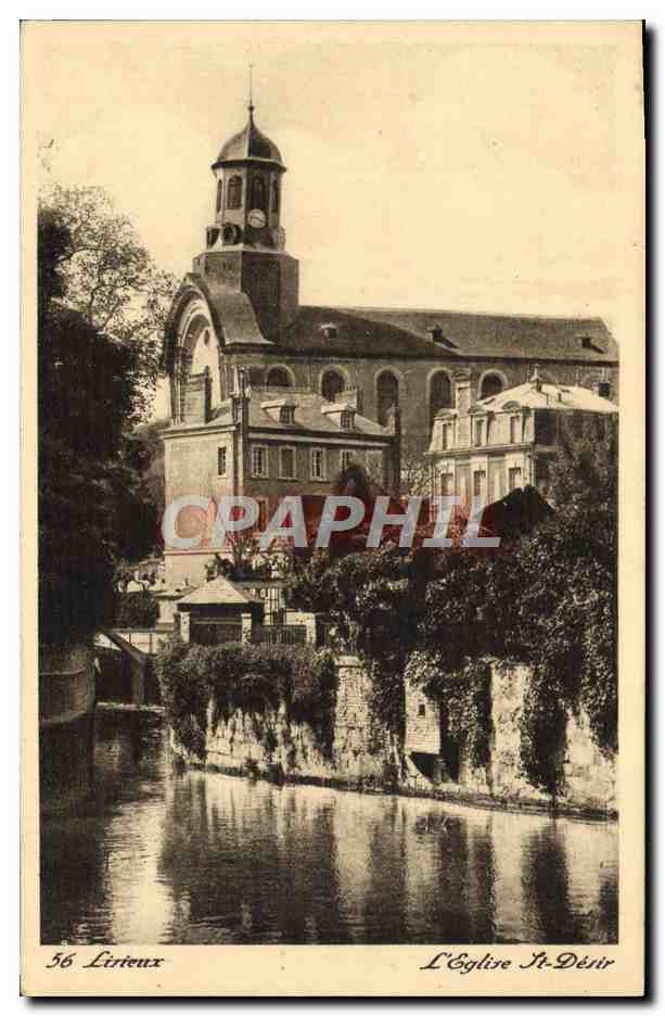 Lirieux — Kirche Saint-Désir — Vintage Postcard n°56