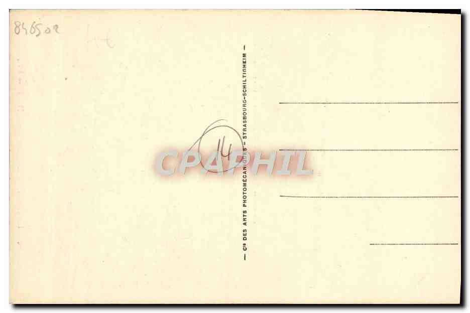 CPA Lisieux L'Eglise saint desir — Verso
