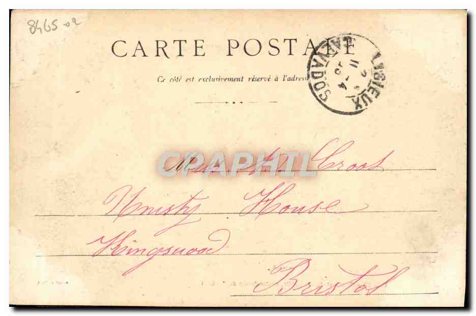 CPA Lisieux Musee et jardin public ancien jardin de l'eveche  — Rückseite