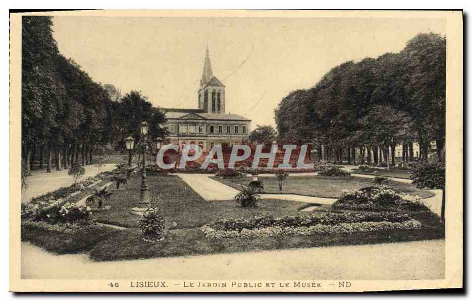Lisieux — Le Jardin Public et le Musée — éditeur ND, n°46