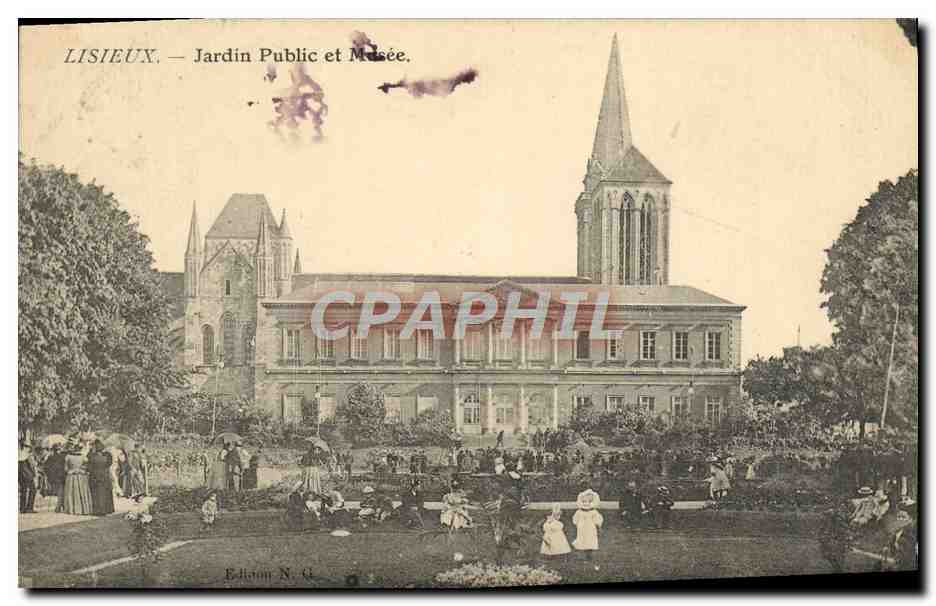 Lisieux — Jardin Public et Musée — Éditeur N. G.